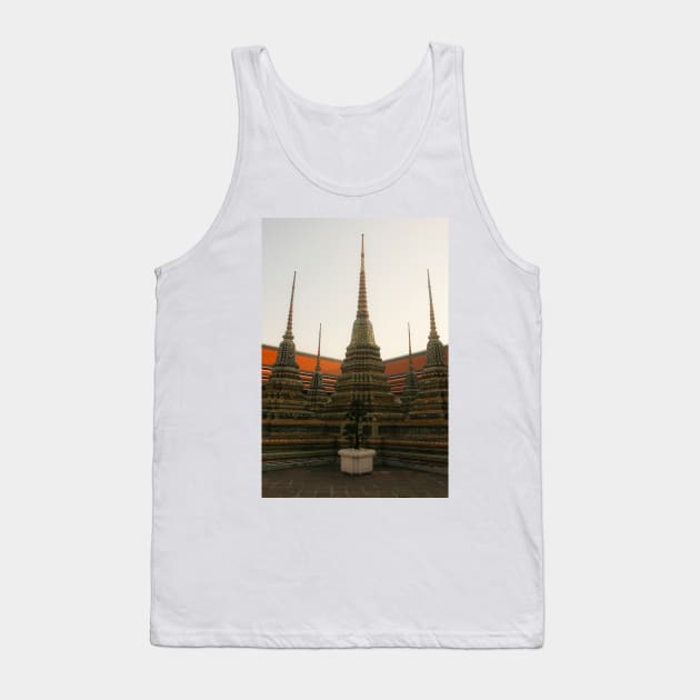 A second group of small stupa at Phra Chedi Rai in Wat Pho temple complex, Bangkok Tank Top by kall3bu